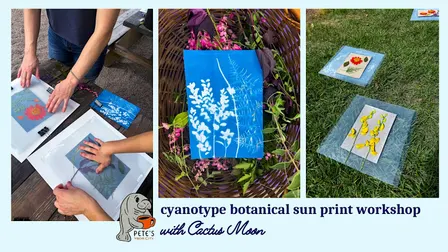 Dec 20: Make Your Own Botanical Art Gifts: Sun Printing Workshop