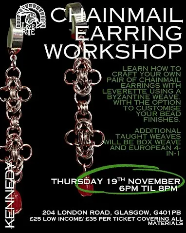 CHAINMAIL EARRING WORKSHOP
