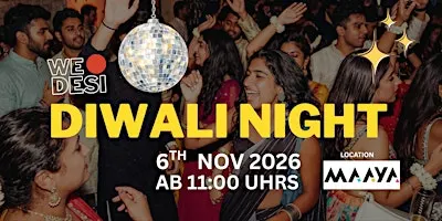 Wedesi Fridays - Diwali in Berlin Night Edition 2026