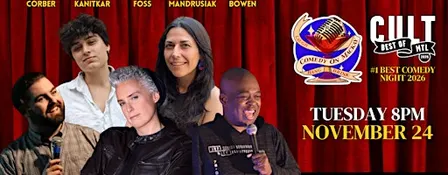 Tuesday Night Stand-Up Comedy Montreal | Comedy on Mackay Turns TWO!
