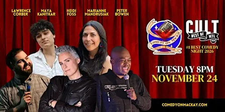 Tuesday Night Stand-Up Comedy Montreal | Comedy on Mackay Turns TWO!