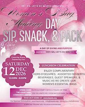 Women's Bag Making Day: Sip, Snack, & Pack