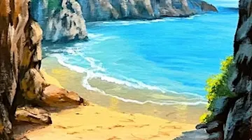 "Sea Cave" Paint & Sip