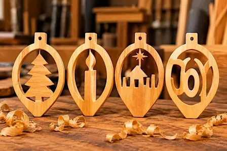 Make Your Own Wooden Christmas Ornaments | Woodworking Class