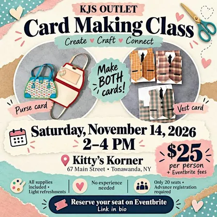 KJS Outlet Card Making Class: Create, Craft and Connect