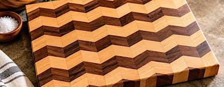 Make Your Own 3D Chevron Cutting Board | Woodworking Class