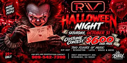 Club RIV Halloween Night 2026 | Saturday, October 31