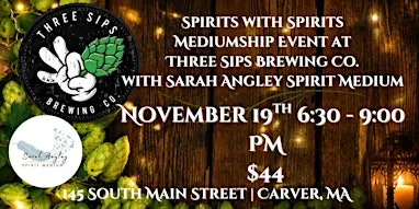 Spirits with Spirits at Three Sips Brewing Co.