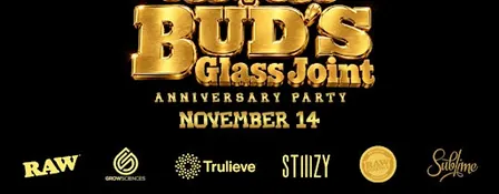 Bud's Glass Joint 14th Anniversary Party