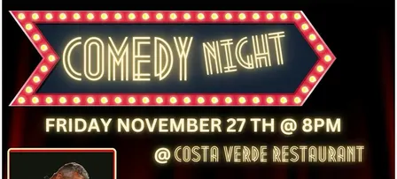 Costa Verde Comedy Night Friday NOVEMBER 27