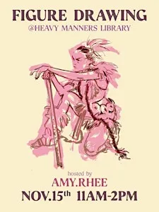 Figure Drawing at Heavy Manners hosted by Amy Rhee (11/15)