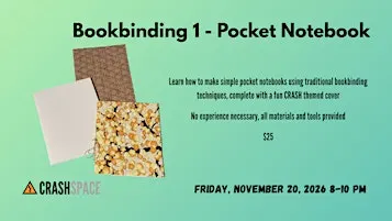 Bookbinding 1 - Pocket Notebook