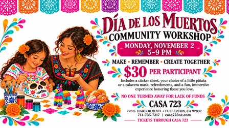 Dia De Los Muertos Community Event -11/2/2026