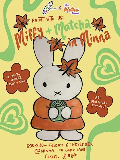 Paint with Us: Miffy and Matcha in Minna!