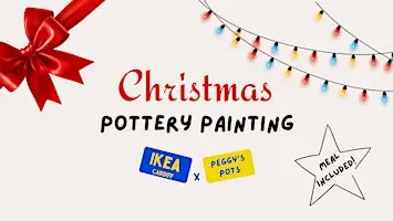 Christmas Pottery Painting at Ikea