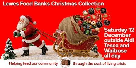Lewes Food Banks Christmas Collection