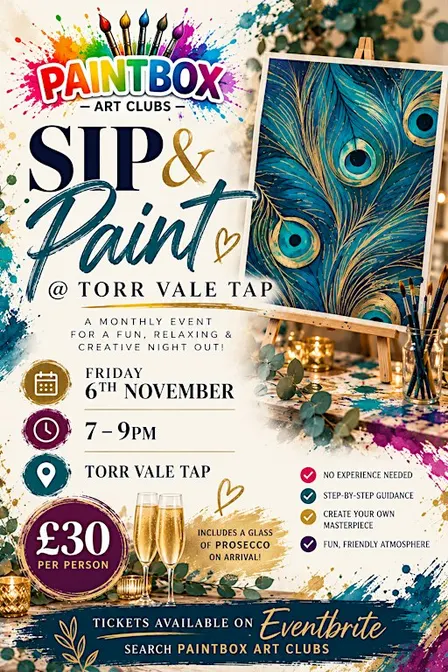Sip and Paint @Torr Vale Tap