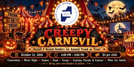 CREEPY CARNEVIL: Skyloft F's Halloween Trunk or Treat!