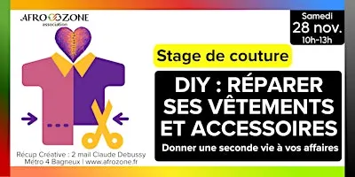 Stage de Couture : réparer ses vêtements et accessoires