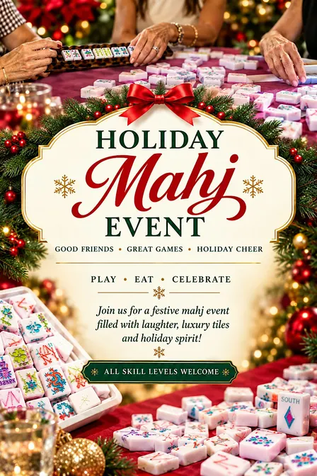 Holiday Mahj & Mingle with SoCalMoms & Mahjong Los Angeles