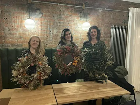 Christmas Dried Flower Wreath-Making Workshop