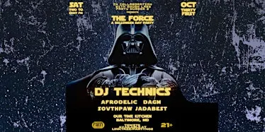 THE FORCE: A STAR WARS THEMED HALLOWEEN DAY PARTY