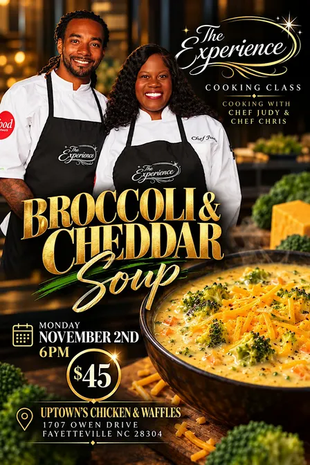 Broccoli & Cheddar Soup Cooking Class
