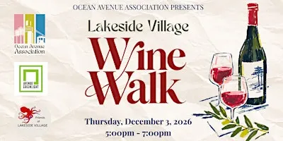 Wine Walk in Lakeside Village