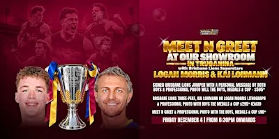 Meet N Greet with Morris, Lohmann & the cup LIVE at our showroom!