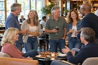 Singles Social & Mixer: Meet and Mingle For Adults Ages 45+