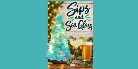 Sips and Sea Glass Tree Workshop at Off the Rails