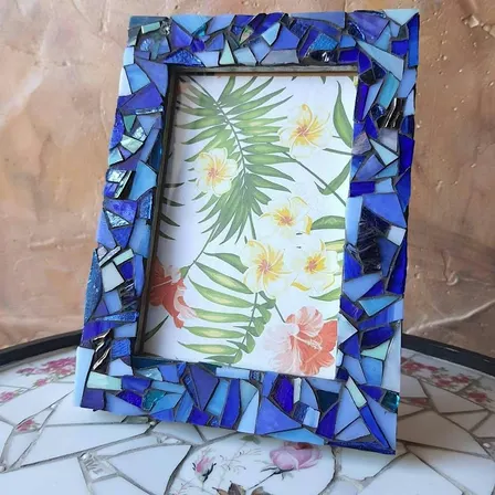 Mosaic Picture Frame DIY