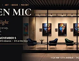 A.M.P. Gallery - Open Mic (November 5th Edition)