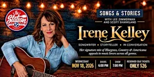 Irene Kelley - Songs & Stories - Wednesday, November 18, 2026