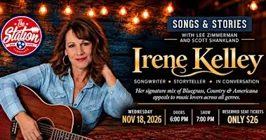 Irene Kelley - Songs & Stories - Wednesday, November 18, 2026