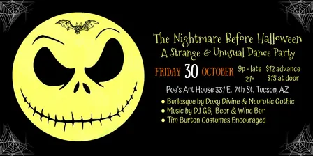 The Nightmare Before Halloween A Strange & Unusual Dance Party