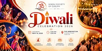 Hindu Society of Guelph- Diwali Celebration 2026