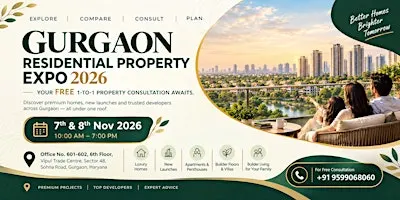 Gurgaon Residential Property Expo 2026 | 7th–8th November | FPC