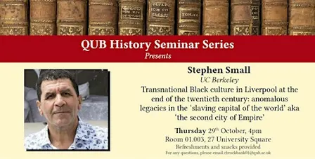 History Seminar: Stephen Small