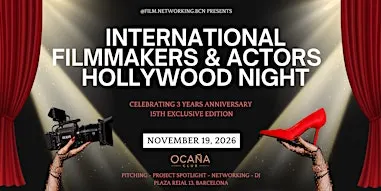 Hollywood Night: Filmmakers & Actors Gala - 3rd Anniversary at Ocaña