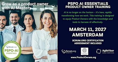 Product Owner - AI Essentials (PSPO-AIE). A Scrum.org Certified Training.