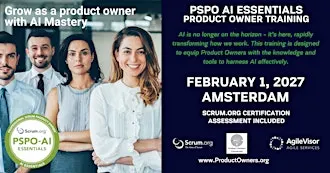 Product Owner - AI Essentials (PSPO-AIE). A Scrum.org Certified Training.