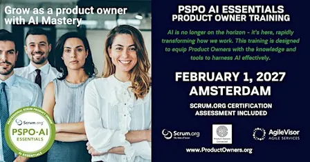 Product Owner - AI Essentials (PSPO-AIE). A Scrum.org Certified Training.