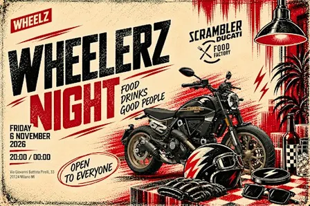 Wheelerz Night 2026 @ Scrambler Ducati Food Factory