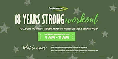 18 Years Strong: Anniversary Workout