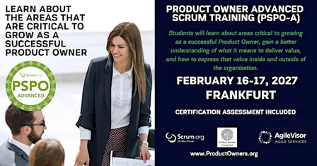 Certified Training | Professional Scrum Product Owner - Advanced (PSPO-A)
