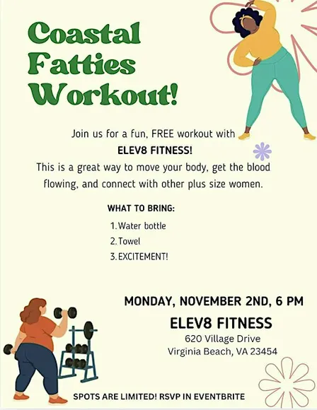Coastal Fatties workout with ELEV8 FITNESS!