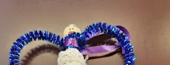 Christmas angel decoration craft