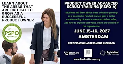 Certified Training | Professional Scrum Product Owner - Advanced (PSPO-A)