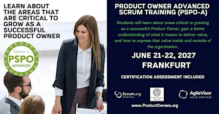 Certified Training | Professional Scrum Product Owner - Advanced (PSPO-A)